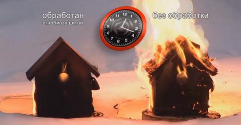 Основные типы огнезащитной обработки древесины
